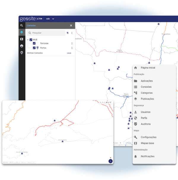 Geosite CTM - tablet mockup