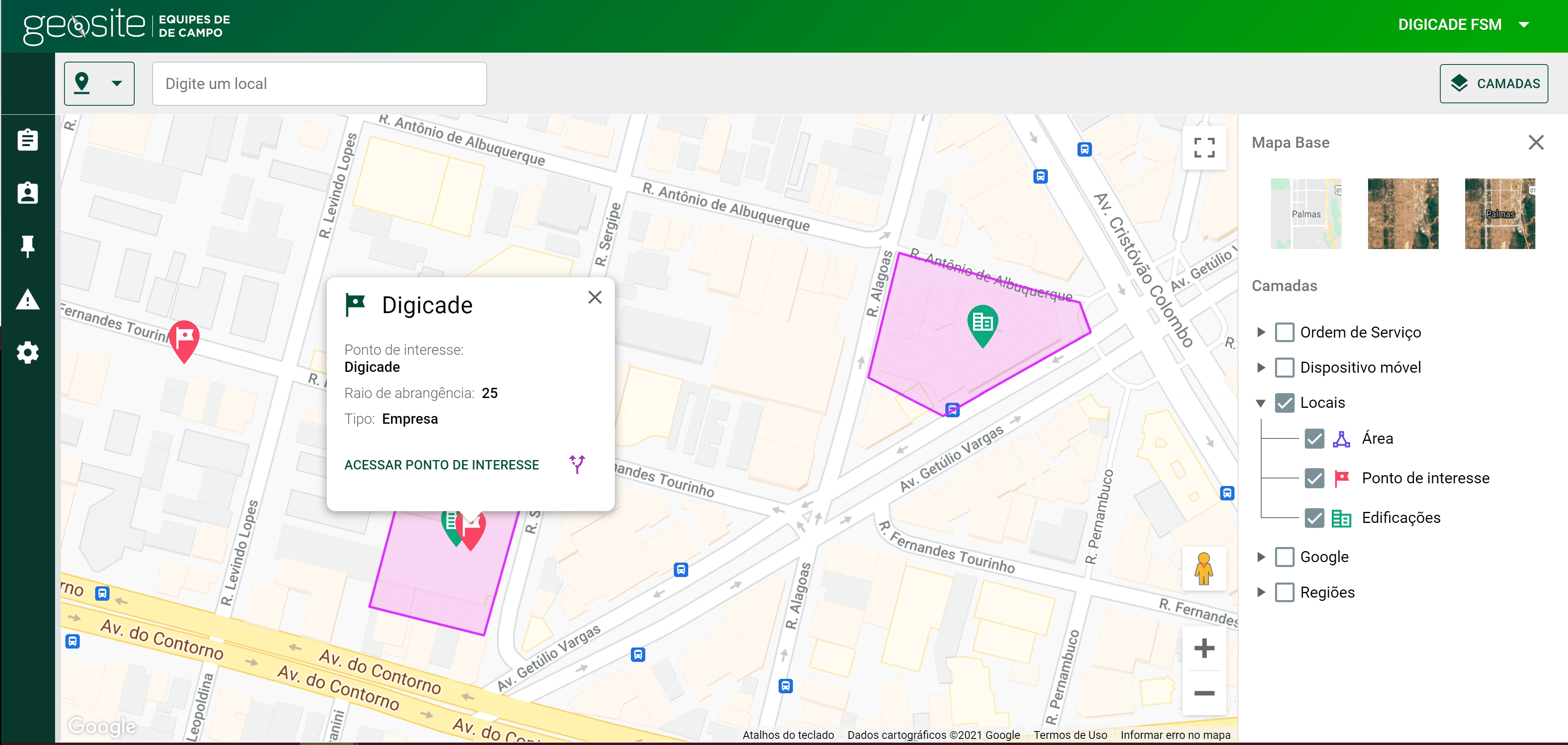 Cercas eletrônicas - Geosite Gestão de Campo