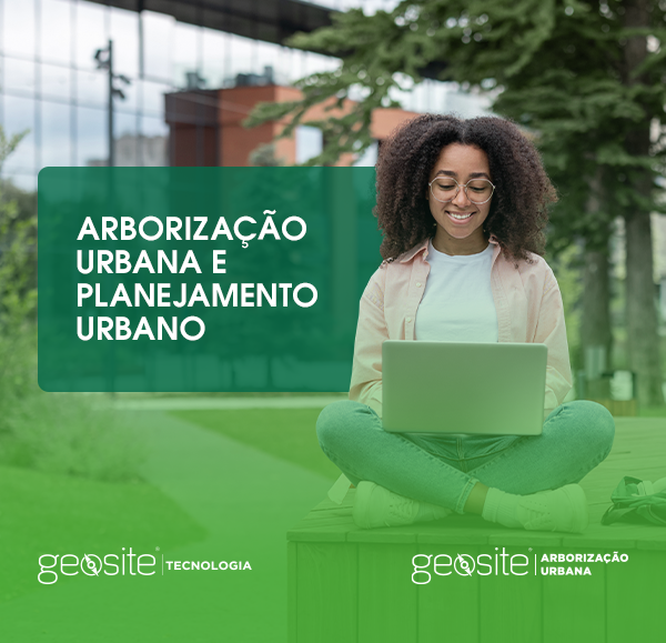 Mulher em área de urbanização urbana utiliza notebook